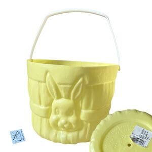 General Foam Plastics 2002 Bunny Rabbit Easter Egg Basket Bucket